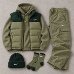 Raymone Colorblock Vest Set