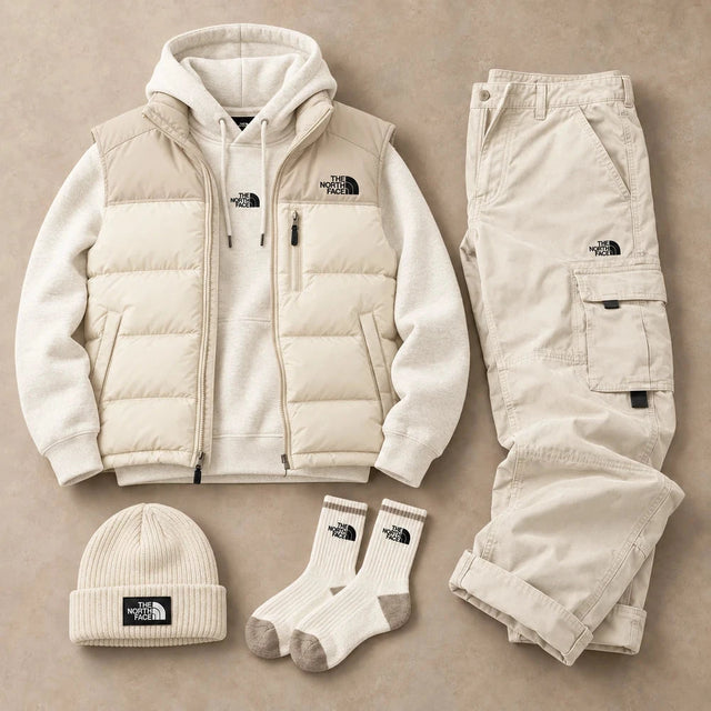 Men's Puffer &amp; Accessories 5-Piece Winter Outfit Set