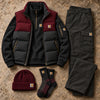 Winter Puffer Vest Cargo Outfit Set