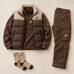 Casual Windproof Down Set